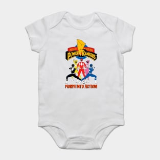 Mighty Morphin Power Rangers! Baby Bodysuit